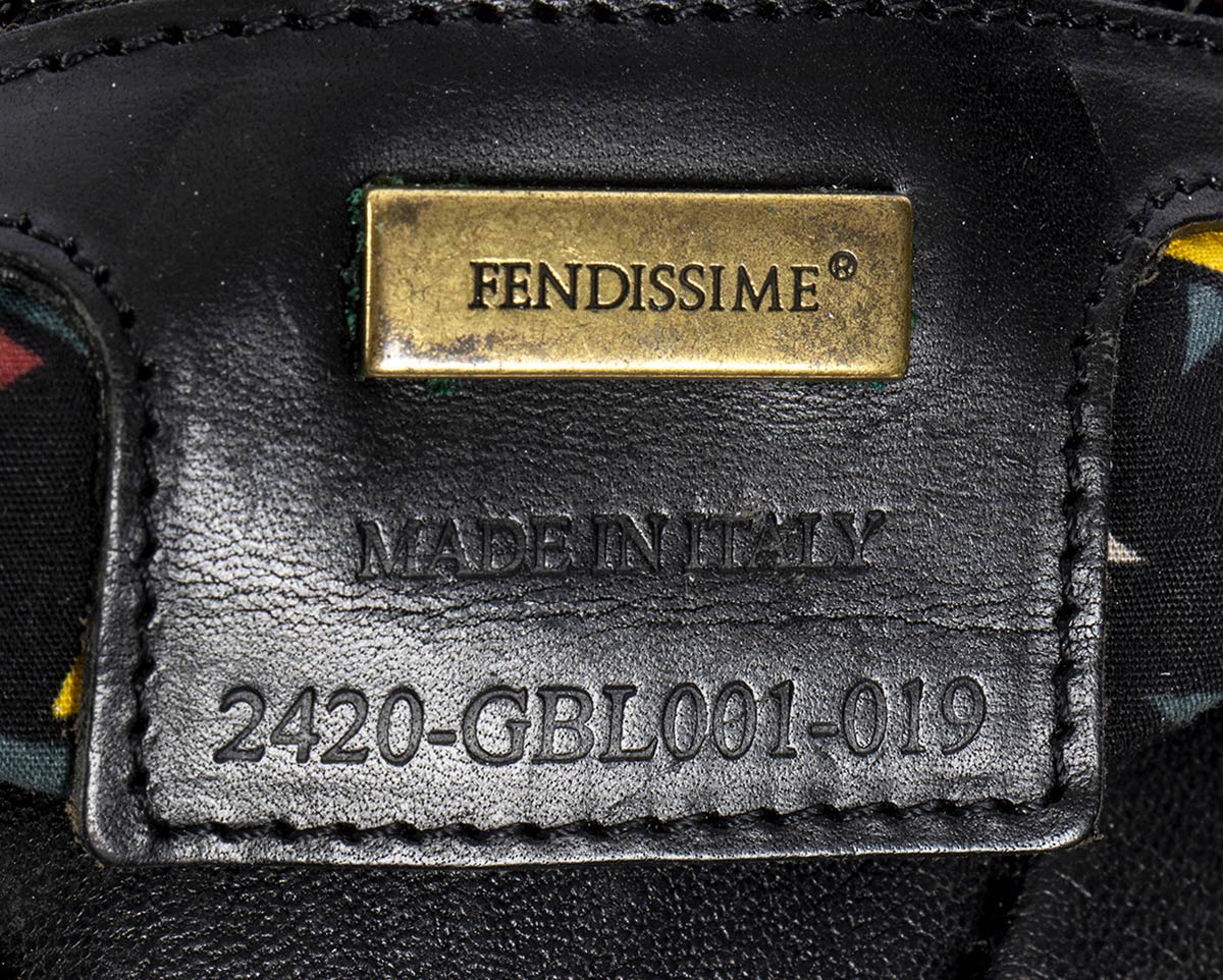 Fendissime bag A 2000s Fendissime black leather Bertolami Fine Art