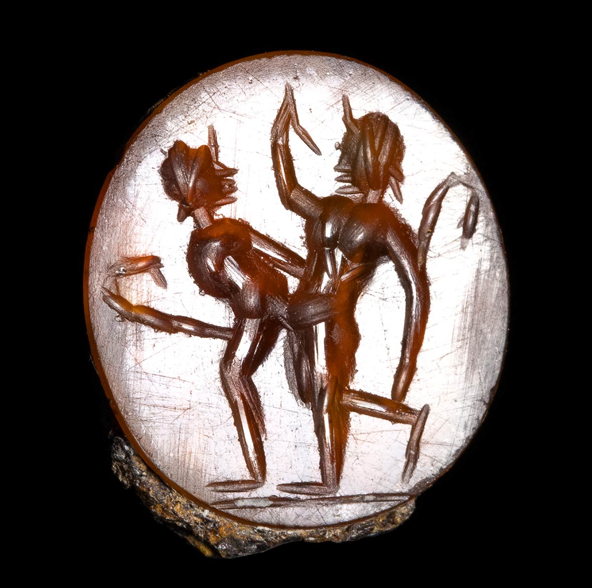 A ROMAN CARNELIAN INTAGLIO. EROTIC SCENE. 1st ... - Bertolami Fine Art