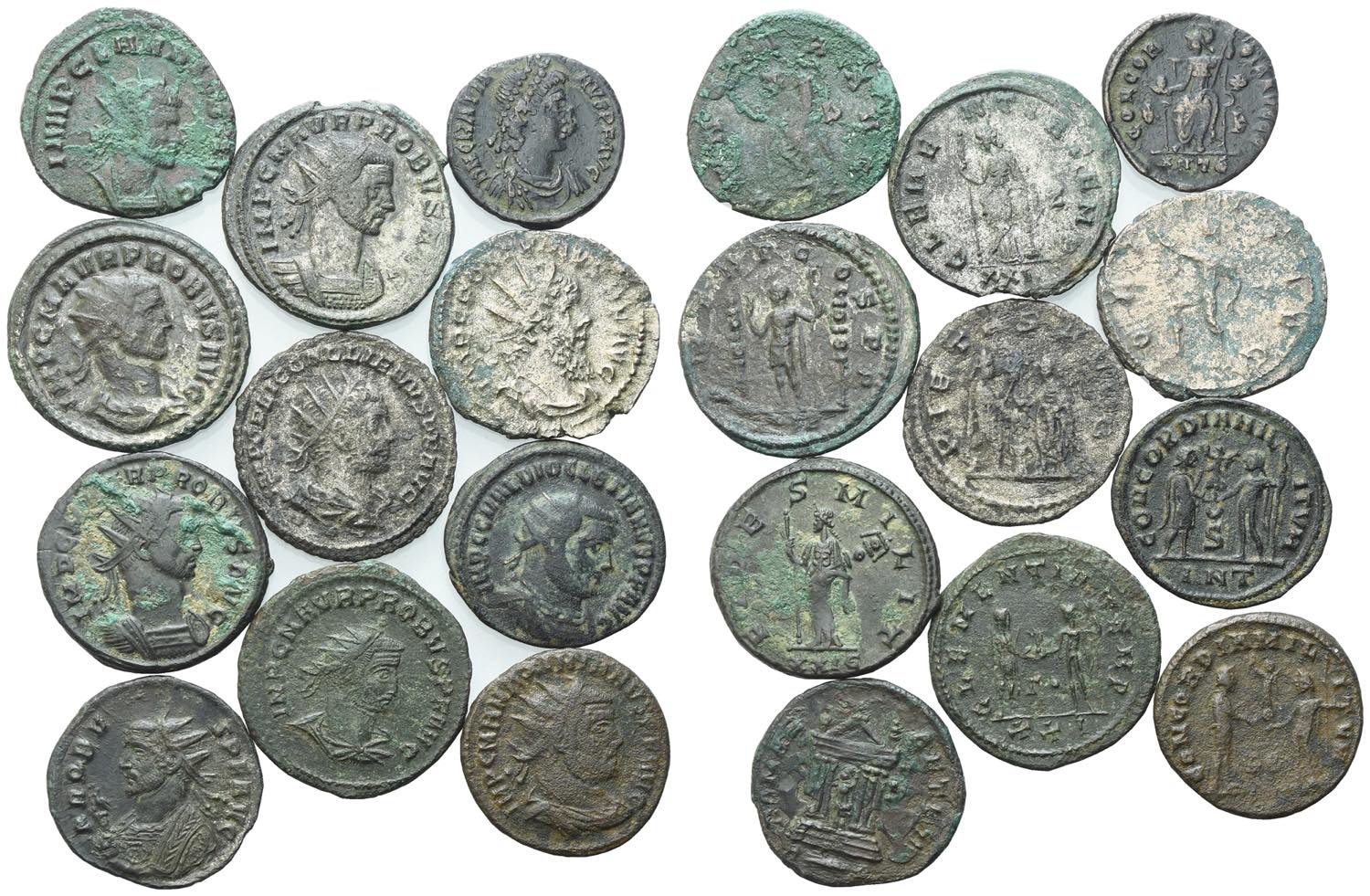 Lot of 11 Roman Æ coins to be catalogued. Lot ... - Bertolami Fine Art