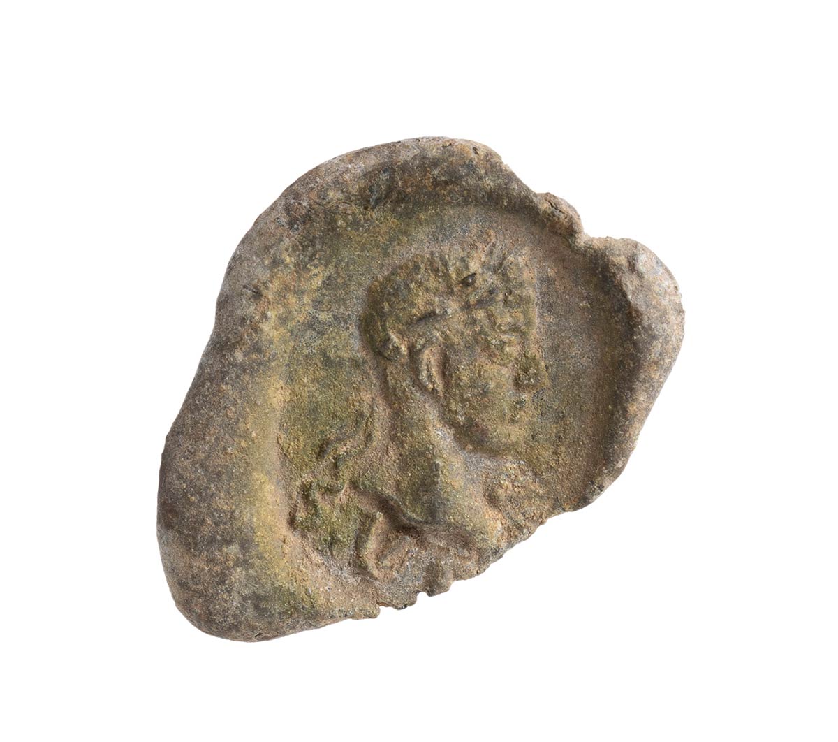 Roman lead seal with an Emperor portrait, 2nd-3rd ... - Bertolami Fine Art