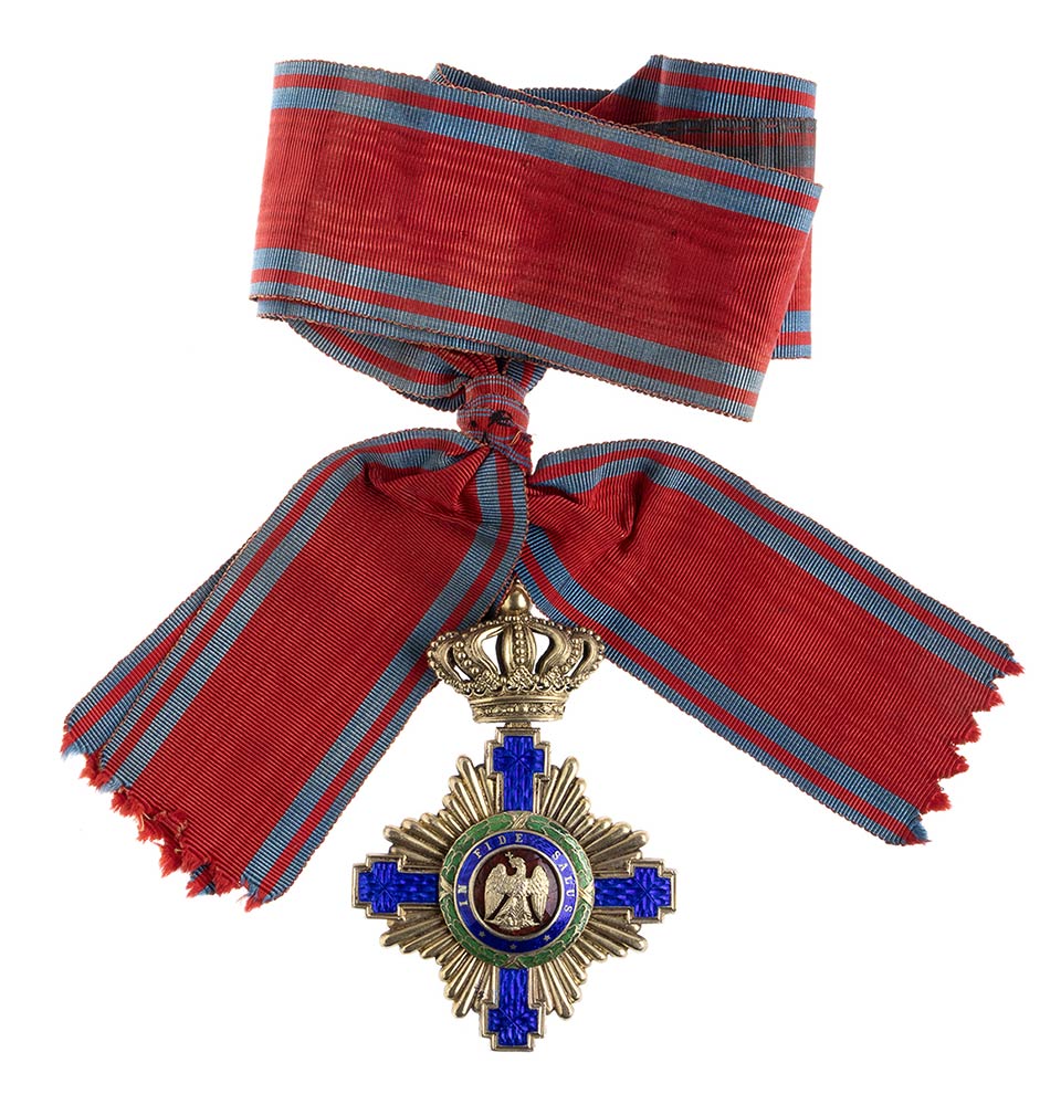 Romania war ribbon Ribbon for the Order of the Star