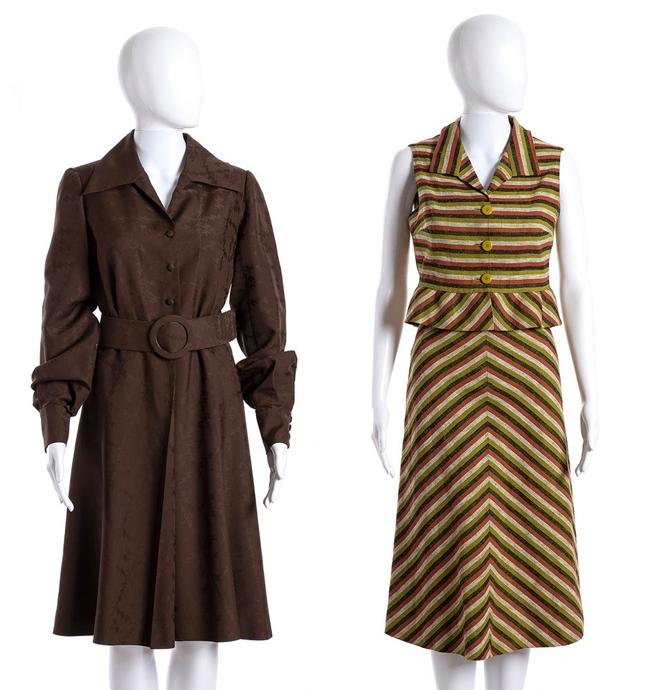 GERMANA MARUCELLI DRESS AND ENSEMBLE Early 70s A Bertolami