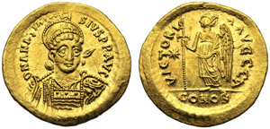 Anastasio I (491-518), Solido, ... 