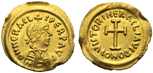 Eraclio (610-641), Tremisse, ... 