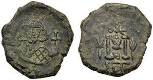 Teodosio III (715-717), Follis (40 ... 
