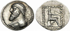 Re della Parthia, Mitridate II ... 