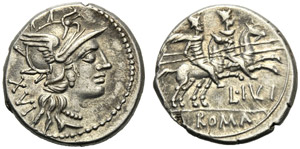 L. Iulius, Denario, Roma, 141 ... 