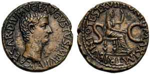 Tiberio (14-37), Asse, Roma, 15-16 ... 