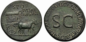 Livia (Tiberio, 14-37), Sesterzio, ... 