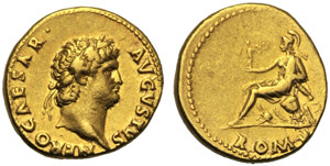 Nerone (54-68), Aureo, Roma, 64-68 ... 