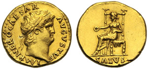 Nerone (54-68), Aureo, Roma, 66-67 ... 