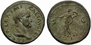 Galba (68-69), Sesterzio, Roma, ... 