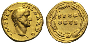 Galba (68-69), Aureo, Roma, Luglio ... 