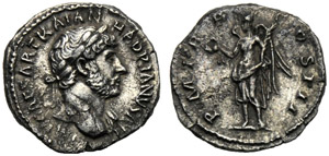 Adriano (117-138), Quinario, Roma, ... 