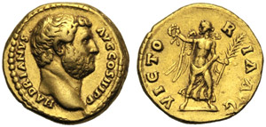 Adriano (117-138), Aureo, Roma, ... 