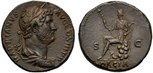 Adriano (117-138), Sesterzio, ... 