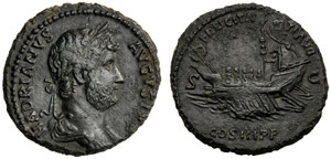 Adriano (117-138), Asse o ... 