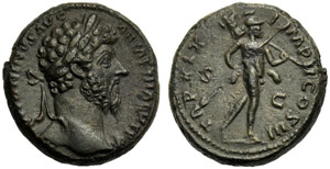 Marco Aurelio (161-180), Asse, ... 