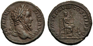 Settimio Severo (193-211), Asse, ... 