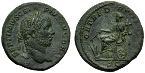 Geta (209-212), Asse, Roma, 211 ... 
