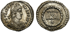 Giuliano II (360-363), Siliqua, ... 