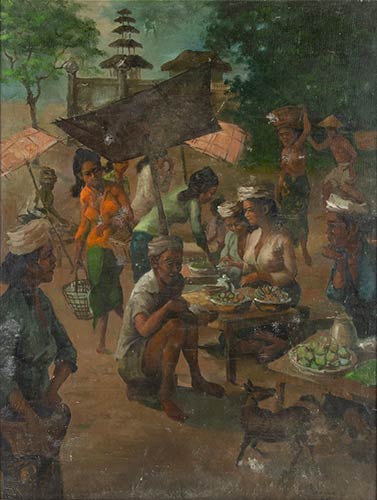 ODONG JUNAIDIBali, 1959-Market ... 