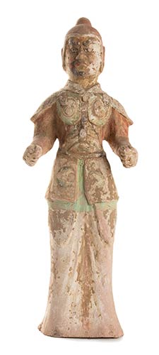 A PAINTED CERAMIC FUNERARY MODEL ... 