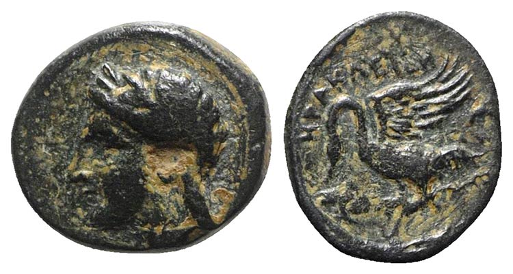 Ionia, Leukai, c. 380-360 BC. Æ ... 