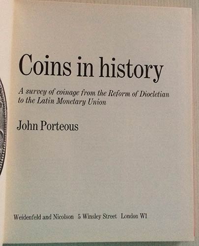 Porteous J. Coins in History. A ... 