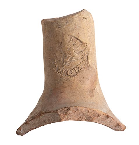Roman terracotta amphora handle ... 