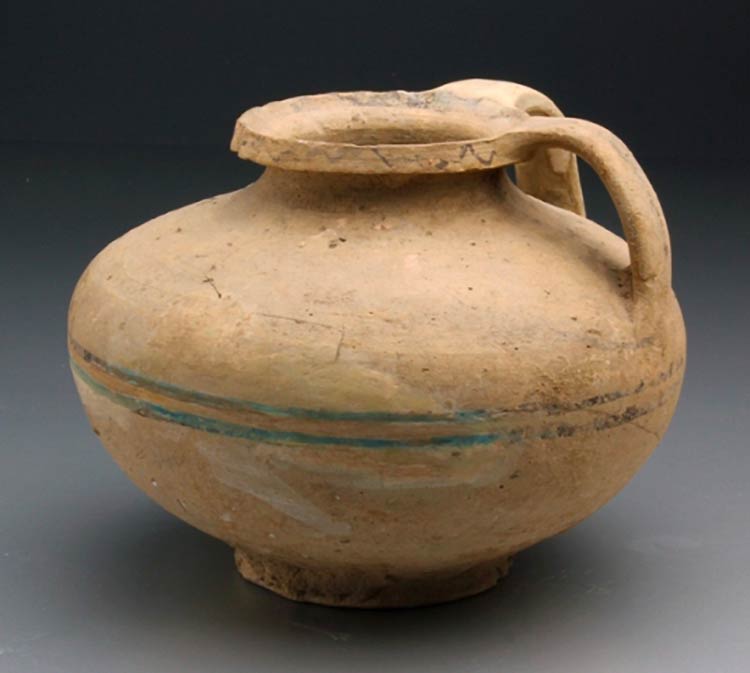 Medieval handled jug, 12th ... 