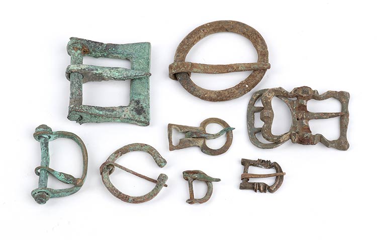 Collection of eight Roman bronze ... 