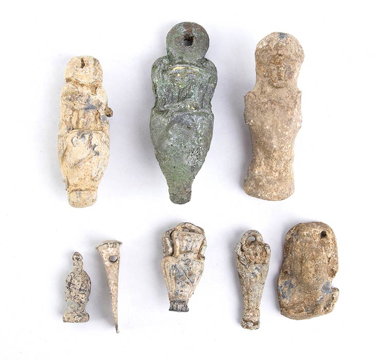 Collection of eight Roman lead ... 