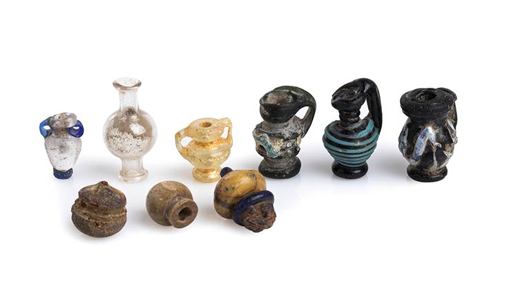 Collection of nine Roman juglet ... 