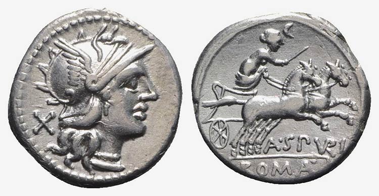 A. Spurilius, Rome, 139 BC. AR ... 