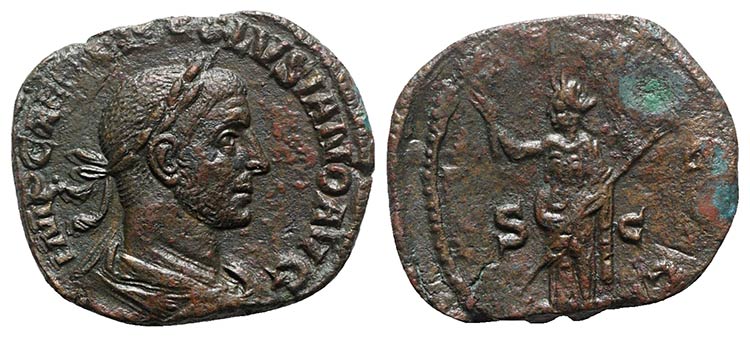 Volusian (251-253). Æ Sestertius ... 