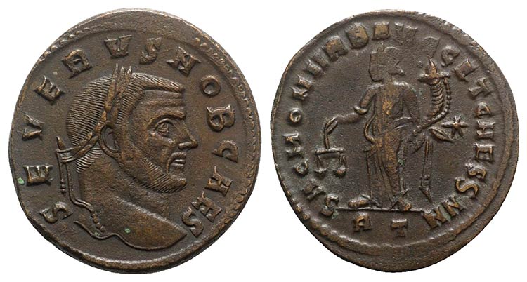 Severus II (Caesar, 305-306). Æ ... 