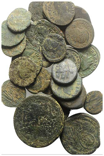 Mixed lot of 24 Greek, Roman and ... 