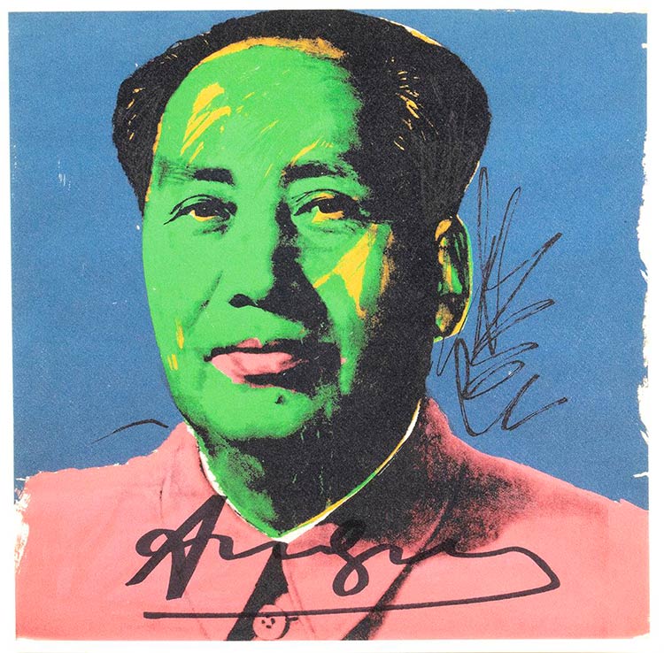 Andy Warhol - Mao Invitation card ... 