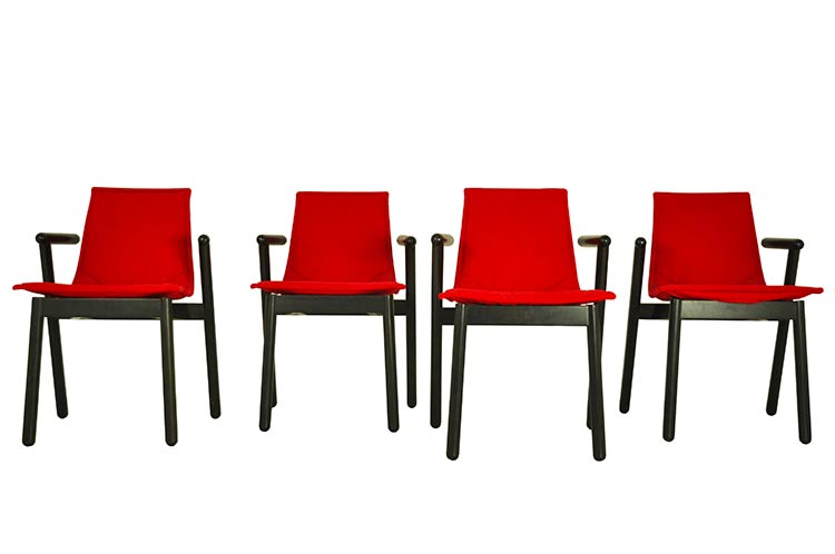 Set of 4 Italian Cassina chairs, ... 