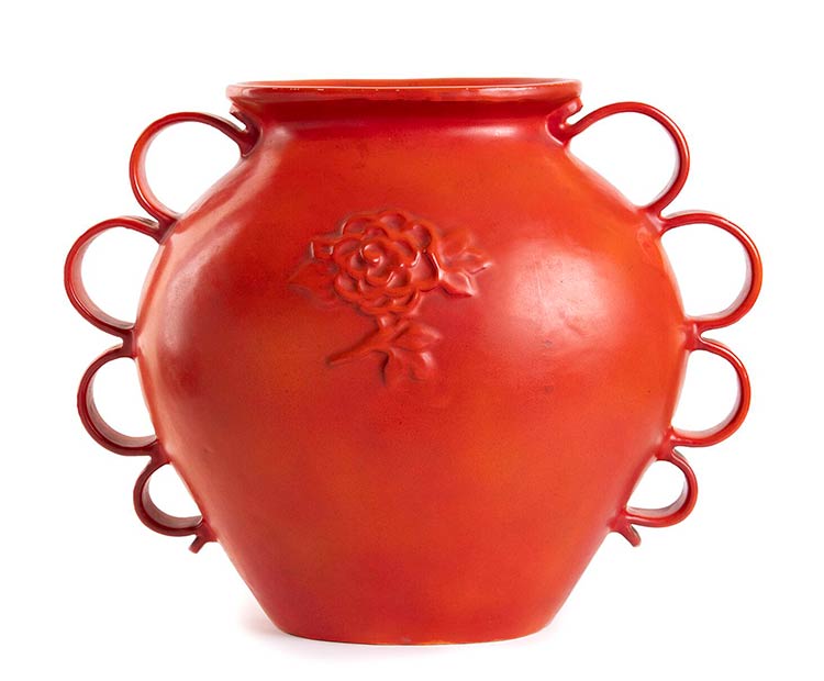 CIMA - PERUGIAGrande vaso rosso ... 