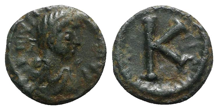 Justinian I (527-565). Æ 20 Nummi ... 