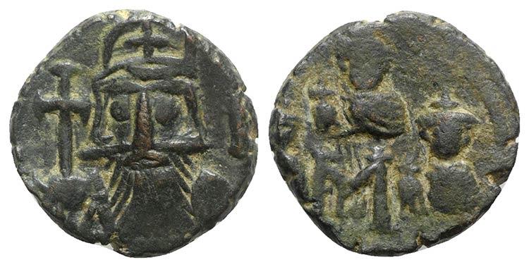 Constans II (641-668). Æ 40 Nummi ... 