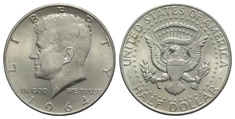 USA. AR Half Dollar 1973 (31mm, ... 