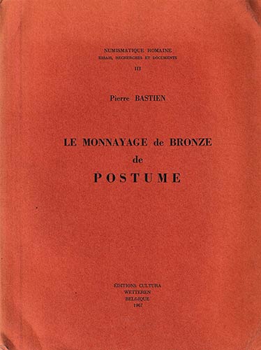 Bastien P., Le Monnayage de Bronze ... 