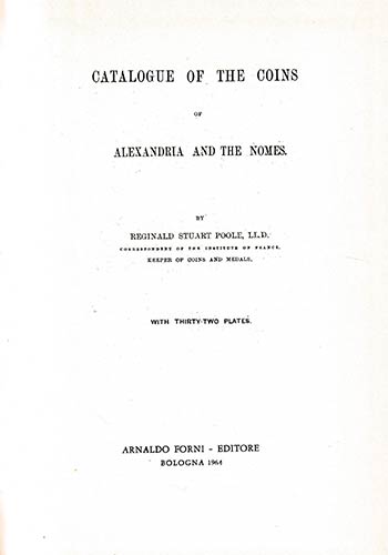 BMC Volume XV: Alexandria and the ... 