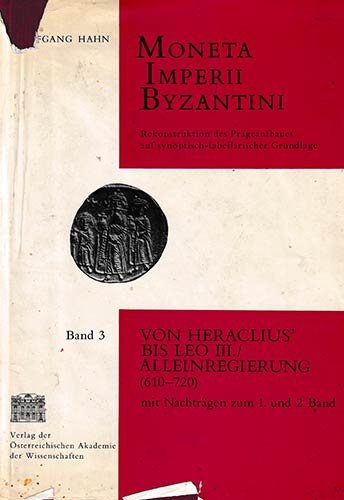 Hahn W., Moneta Imperii Byzantini, ... 