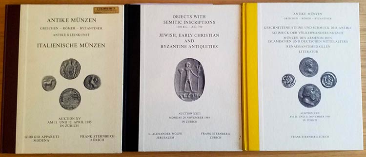 Sternberg F., lot of 3 Catalogues ... 