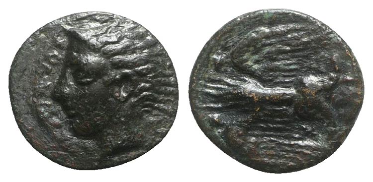 Sicily, Katane, c. 415-404 BC. Æ ... 
