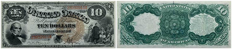 U.S.A. - 10 Dollari - 1880 - RRR ... 